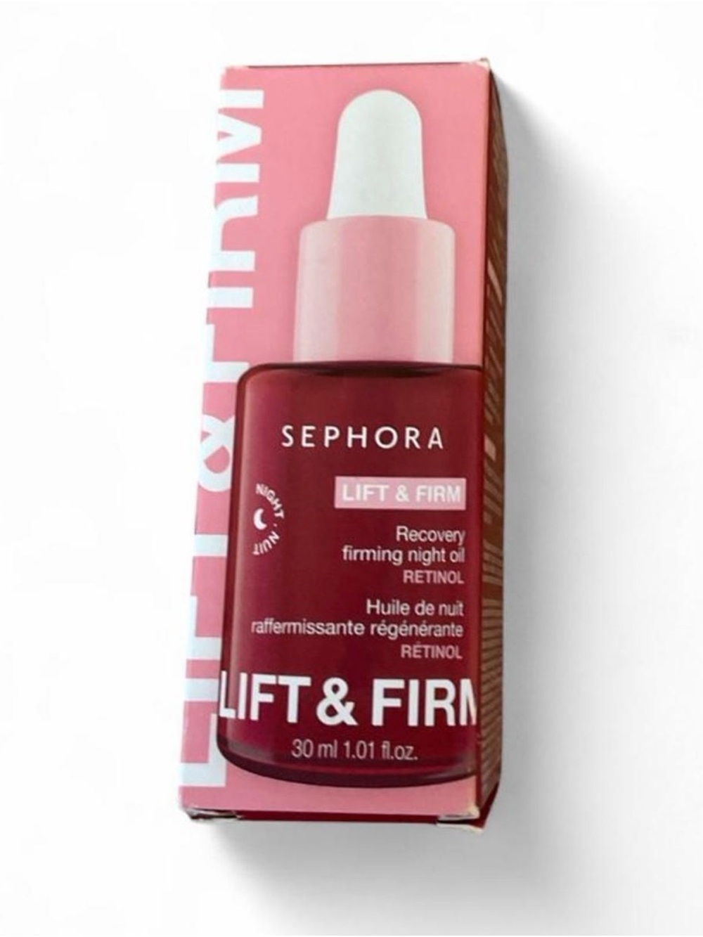 Sephora RETINOL Lift & Firm Recovery Night Oil - 30ml Bottle BNIB